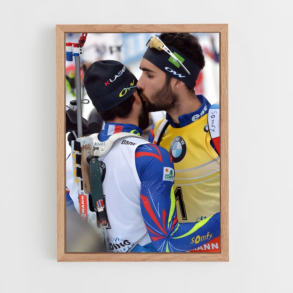 Poster Baisers d'Hiver – affiche Biathlon (vue 4)